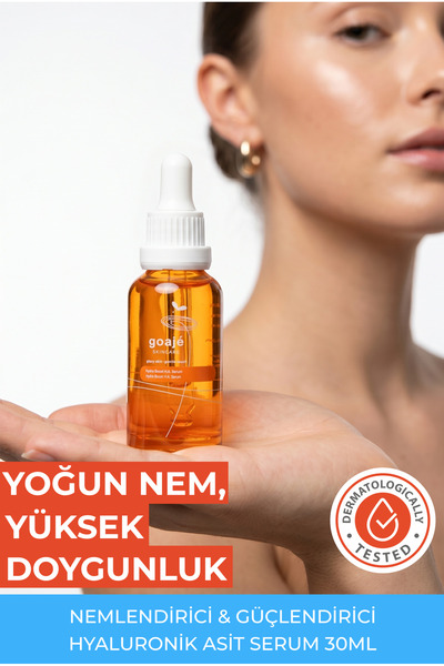 Goajé SKINCARE Nemlendirici & Güçlendirici Hyaluronik Hydraboost Asit Serum, ...