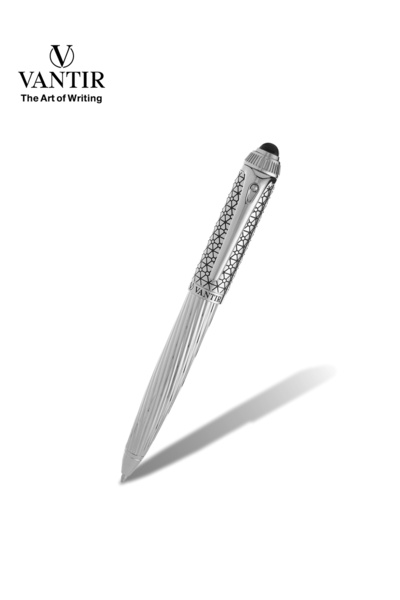 VANTIR Dignity Pen | Elegant Black Custom Design Ballpoint | Executive Writin...