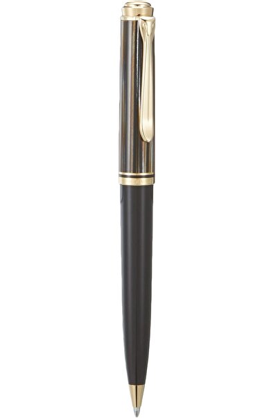 Pelikan قلم حبر جاف سوفرين K800 بني اللون بنقشة صدفة السلحفاة - معبأ في علبة ...