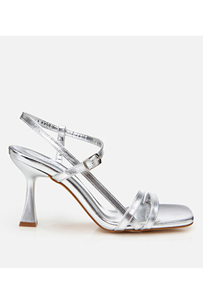 Hotiç Women's Lame Evening Dress Heeled Sandals