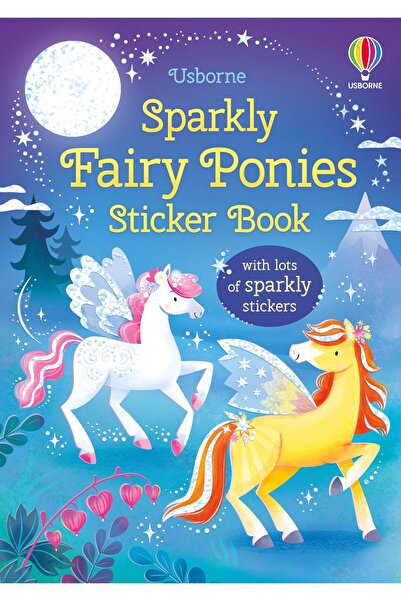 Usborne Sticker book - Sparkly Fairy Ponies, Usborne, + 3 years