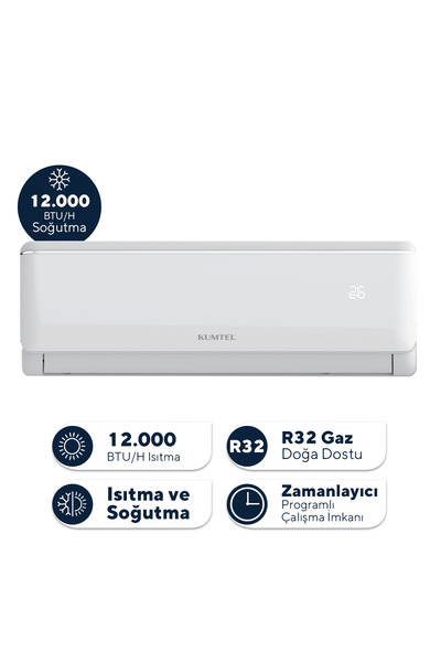 KUMTEL Sugi KMSAC-12 12.000 Btu Inverter Duvar Tipi Split Klima