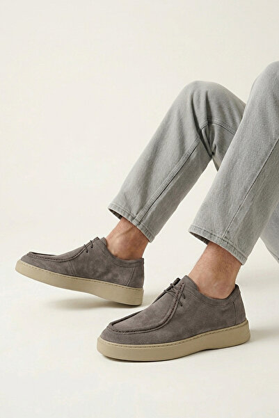 Ziya , Men's Genuine Leather Shoes 16350Z4430 Taupe