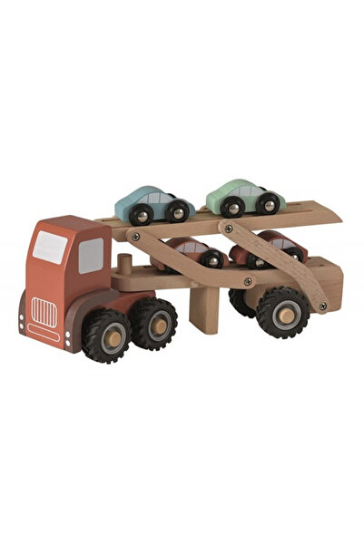 Egmont Toys Camion cu masini culori pastel,
