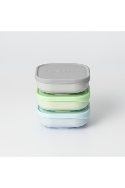 Miniware Set 3 boluri pentru hrana bebelusi Snack Bowl, 100% din materiale na...