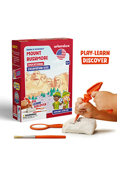 Arkerobox - Set arheologic educational si puzzle 3D, Mount Rushmore