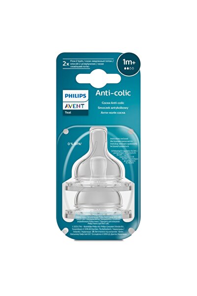 Philips Tetină Avent Classic scy762/02 debit lent, 2 buc