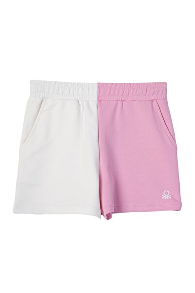 Benetton United Colors of Benetton Κοριτσίστικο ροζ σορτς BNT-G21275