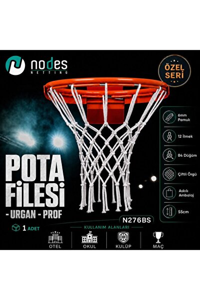 Nodes 6mm - Basketbol Pota Filesi - Urgan - Profesyonel - 1 Adet