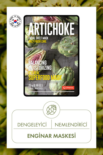 Dermal Balancing and Moisturizing Artichoke Mask 25Gr