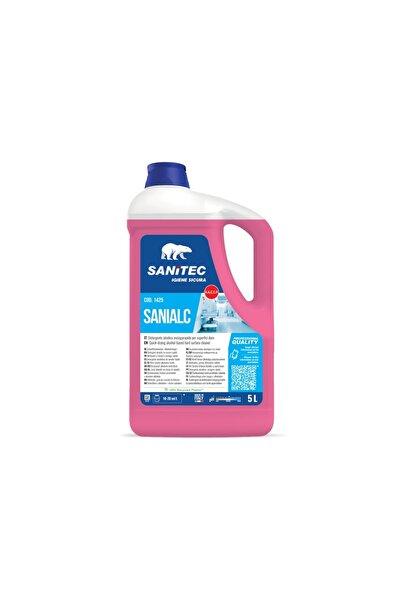 SANITEC Soluție de curățat podele pe bază de alcool cu ​​uscare rapidă 5000 m...