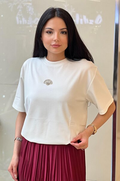 Mahal Tricou de bază cu broșă Oyster