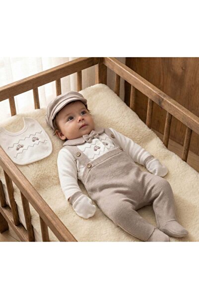 BABY BOY NEWBORN HOSPITAL DISCHARGE BODYSUIT SET OF 5 ZY2066