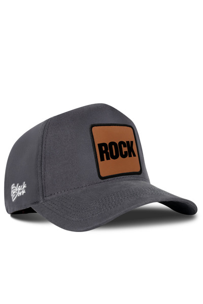 BlackBörk Rock Logolu Antrasit Beyzbol Şapka