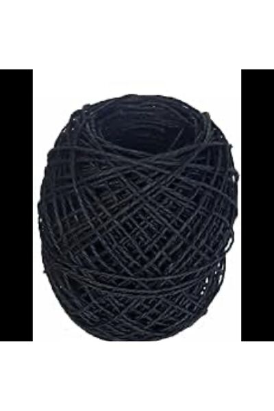Mai Handmade Siyah sarılmış kağıt ip 100 gr
