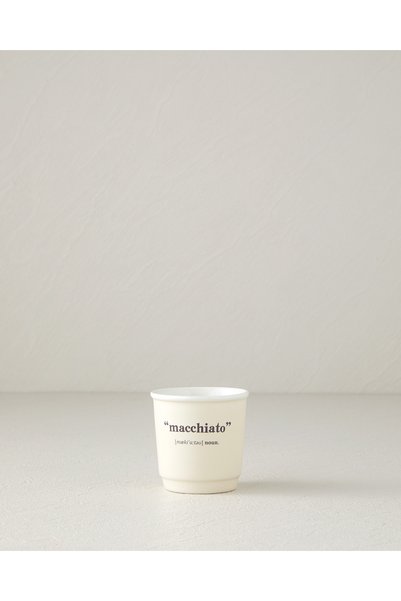 English Home Phoebe New Bone China 2-Piece 2-Person Espresso Cup 90 ml Navy Blue - Cream
