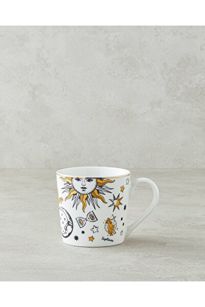 English Home Talisman Spirit New Bone China Yılbaşı Kupa 370 ml Siyah-Beyaz-Gold