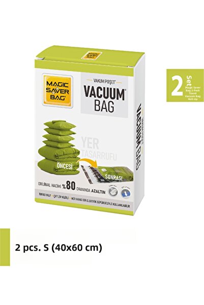 Magic Saver Bag 2 Pack Travel Bag Roll-up S