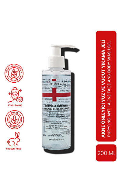 SELİNBEAUTY Skin&Care Akne Önleyici Yüz Ve Vücut Yıkama Jeli