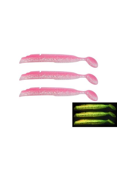 Fujin Salt Eel Body 10cm x3 Silikon Yem Gövde