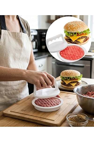 tafce Hamburger Köfte Kalıbı Köfte Presi Şekillendirici Burger Press Pratik K...