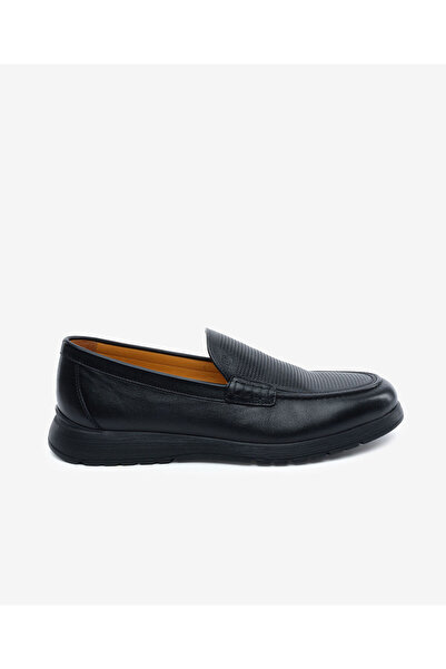 Greyder Erkek Siyah Hakiki Deri Comfort Ayakkabı 5Y1FA64671