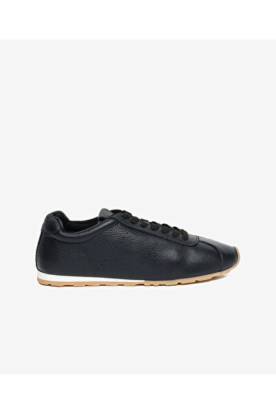 Greyder Kadın Siyah Hakiki Deri Sneaker Ayakkabı 4Y2SA59188
