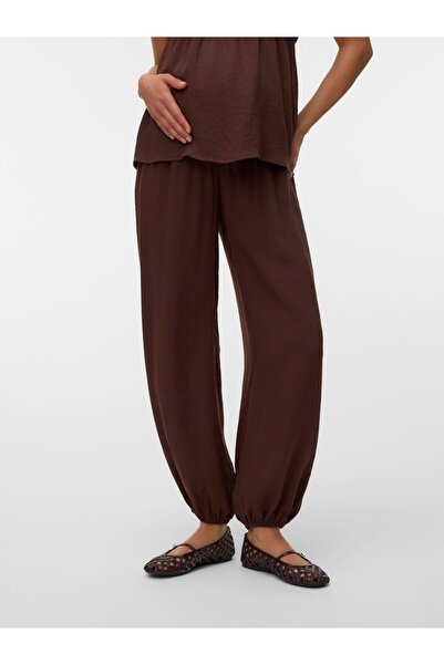 Mama Licious Hose Normal geschnitten Niedrige Taille Hose