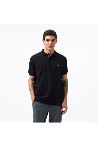 Nautica Erkek Siyah Classic Fit Kısa Kollu Polo