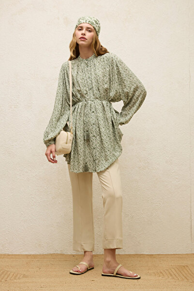 Manuka Viscose Patterned Tunic Rose Mint