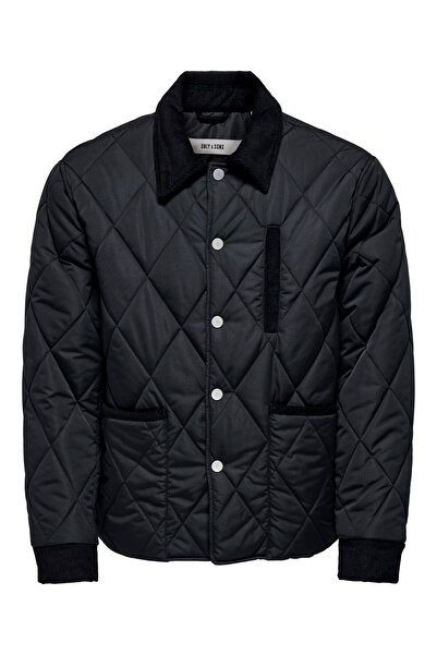 Only & Sons ONSJOHNNY QUILT JACKET OTW Erkek Siyah Ceket - 22034877