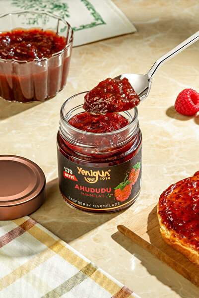 Yenigün GURME Seri Ahududu Marmelatı %70 Meyve - 250 gr