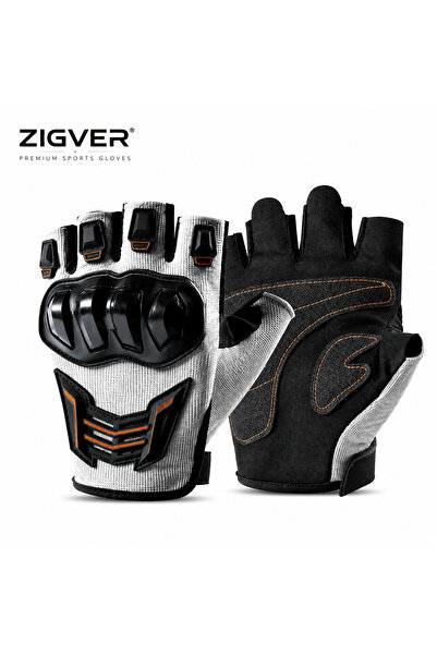 Zigver قفازات دراجات نارية فاخرة نصف إصبع للجنسين