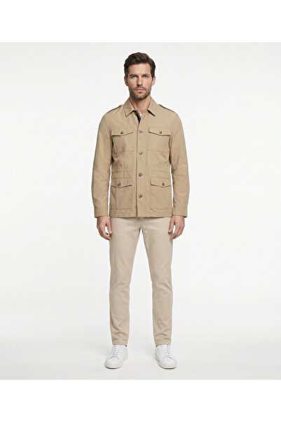 Yargıcı Regular Stand Collar Long Sleeve Jacket
