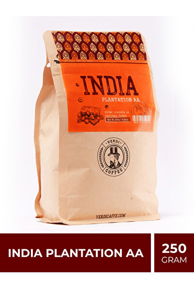VERDİ India Plantation AA Arabica Yöresel Çekirdek Kahve 250 gr