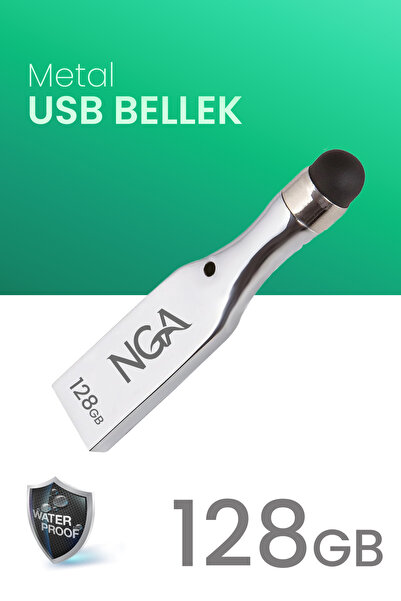 NGA 128 GB Usb Bellek Metal Gövde Güvenli USB Memory - Flash Drive