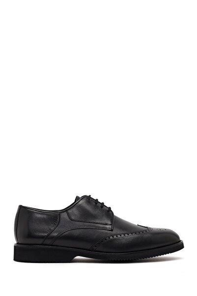 Derimod Pantofi casual din piele neagră cu șireturi pentru bărbați 26SFD670518