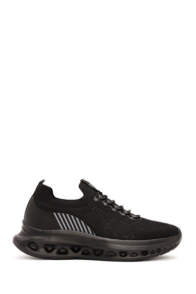 Derimod Zero Erkek Siyah Kalın Tabanlı Kumaş Sneaker 26SFD69176F
