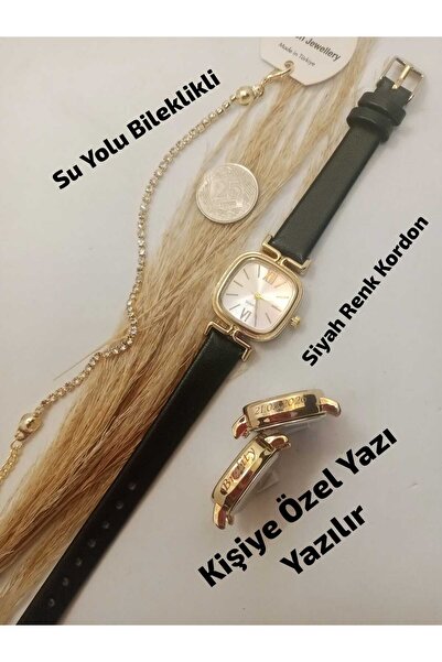 Lasahin Shop SAAT KENARINA KİŞİYE ÖZEL YAZI YAZILIR , Yeni Retro Tasarım , Si...