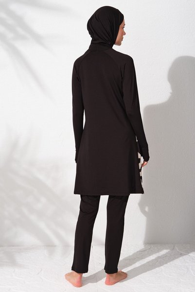 Pierre Cardin ملابس سباحة نسائية منقوشة بأكمام طويلة231918