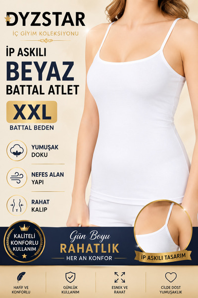 Generic Brand Women's Rope Strap White Battal Athlete XXL Underwear Athlete
