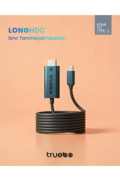 truebo LongHDC USB-C to HDMI Dönüştürücü