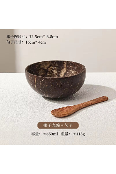 Choice5 1Pcs Bowl Spoon 1/5PCS Coconut Bowl Wooden Spoon Set Smoothie Kitchen...