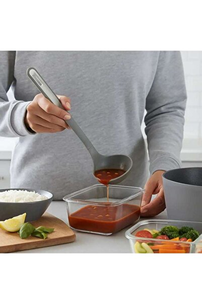 PAN HOME مغرفة حساء بيرغهوف ليو باليانس 35 سم - رمادي