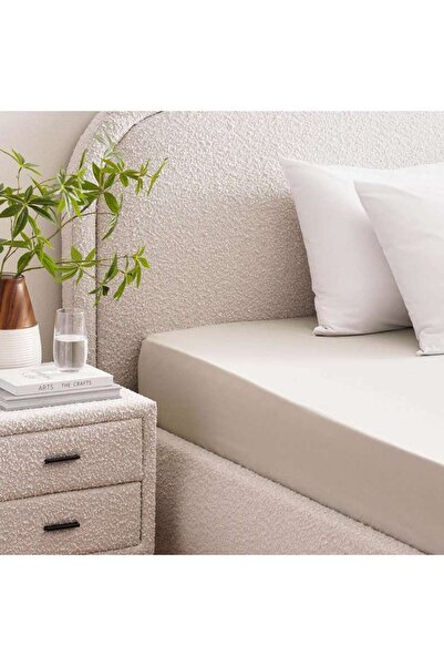 PAN HOME Reflection Home 230 Tc Percale Queen Fitted Sheet 160x200+33cm - Green