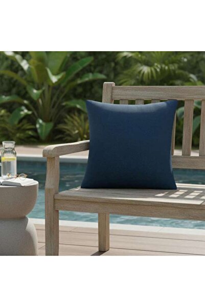 PAN HOME Sunset Oxford Indoor / Outdoor Filled Cushion 50x50 Cm- Blue