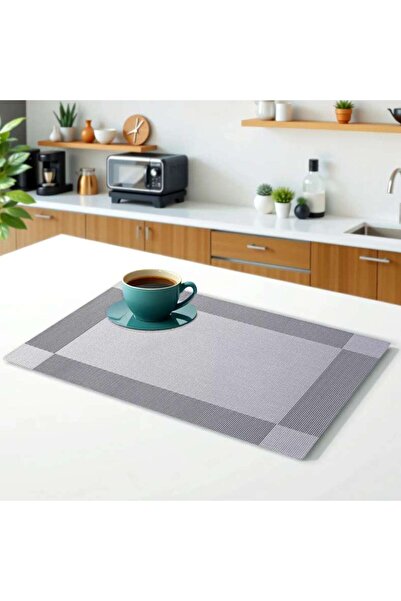 PAN HOME Mavis Placemat set of 4 30X45cm - Grey