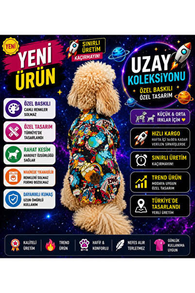Kedi Köpek Kıyafeti Gömleği Küçük Orta Irk Özel Baskılı Tarz Sahibi Patiler İçin! İlkbahar Yaz
