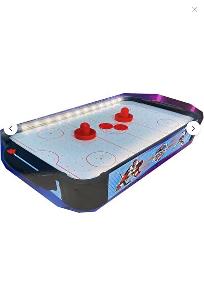 TOYFEST Masaüstü Portatif Taşınabilir Led Işıklı Buz Hokeyi Oyun Seti 50X30CM