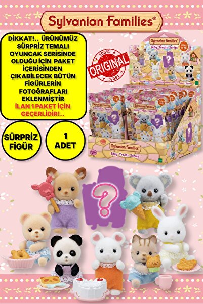 TOYFEST Sylvanian Families Tatlı Atıştırmalıklar Temalı Sürpriz Mini Bebek - ...
